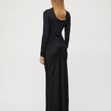 Modal Long Sleeve Top Jet Black