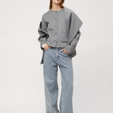 Monaco Doublé Jacket Gray Melange