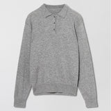 Estate Cashmere Pique Gray Melange