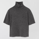 Margot Turtleneck Tee Graphite