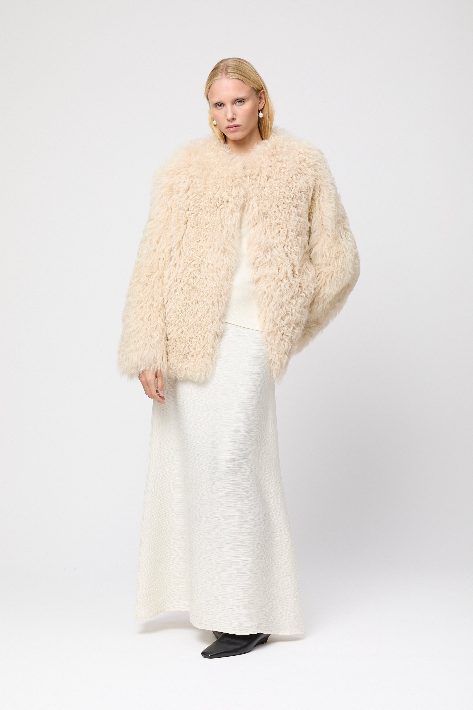 Como Shearling Jacket Whitecap Gray – Fall Winter Spring Summer