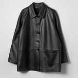 Atelier Leather Jacket Jet Black