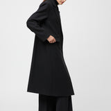 Florence Overcoat Jet Black