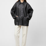 Atelier Leather Jacket Jet Black