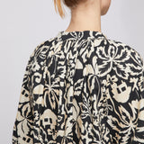The Tropics Kaftan Tropical Black
