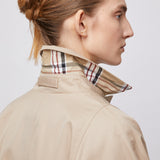 Cropped Trench Coat Travertine