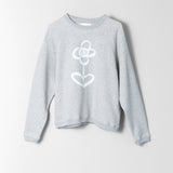 Flower Sweat Gray Melange