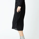Tao Pleat Skirt Anthracite Black