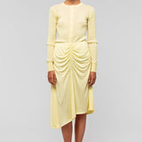 Yugen Round Neck Cardigan Yellow Pear