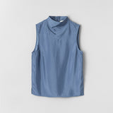 Lonely Handkerchief Top Blue Mirage