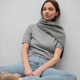 Just Scarf Gray Melange