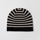 Marseille Beanie Black Barley Stripe