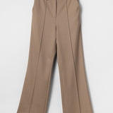 Tailored Wool Flares Dusty Olive