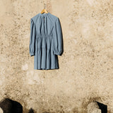 Sealed Broderie Anglaise Dress Dusty Blue