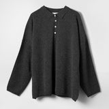 Stranded Pique Long Sleeve Graphite