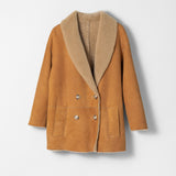 Iris 7 Lamb Shearling Jacket Whiskey