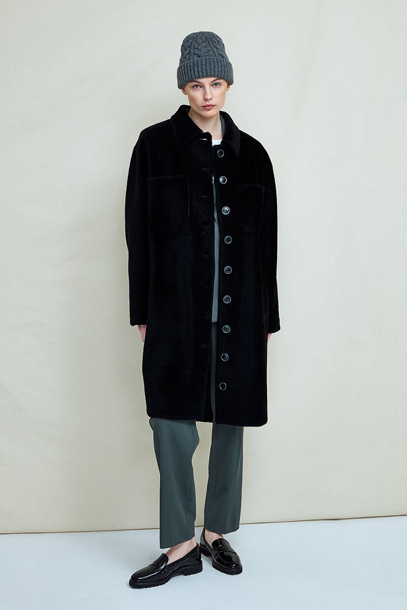 Sealiner Teddy Long Jet Black – Fall Winter Spring Summer