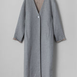 Wabi Coat Light Gray Melange