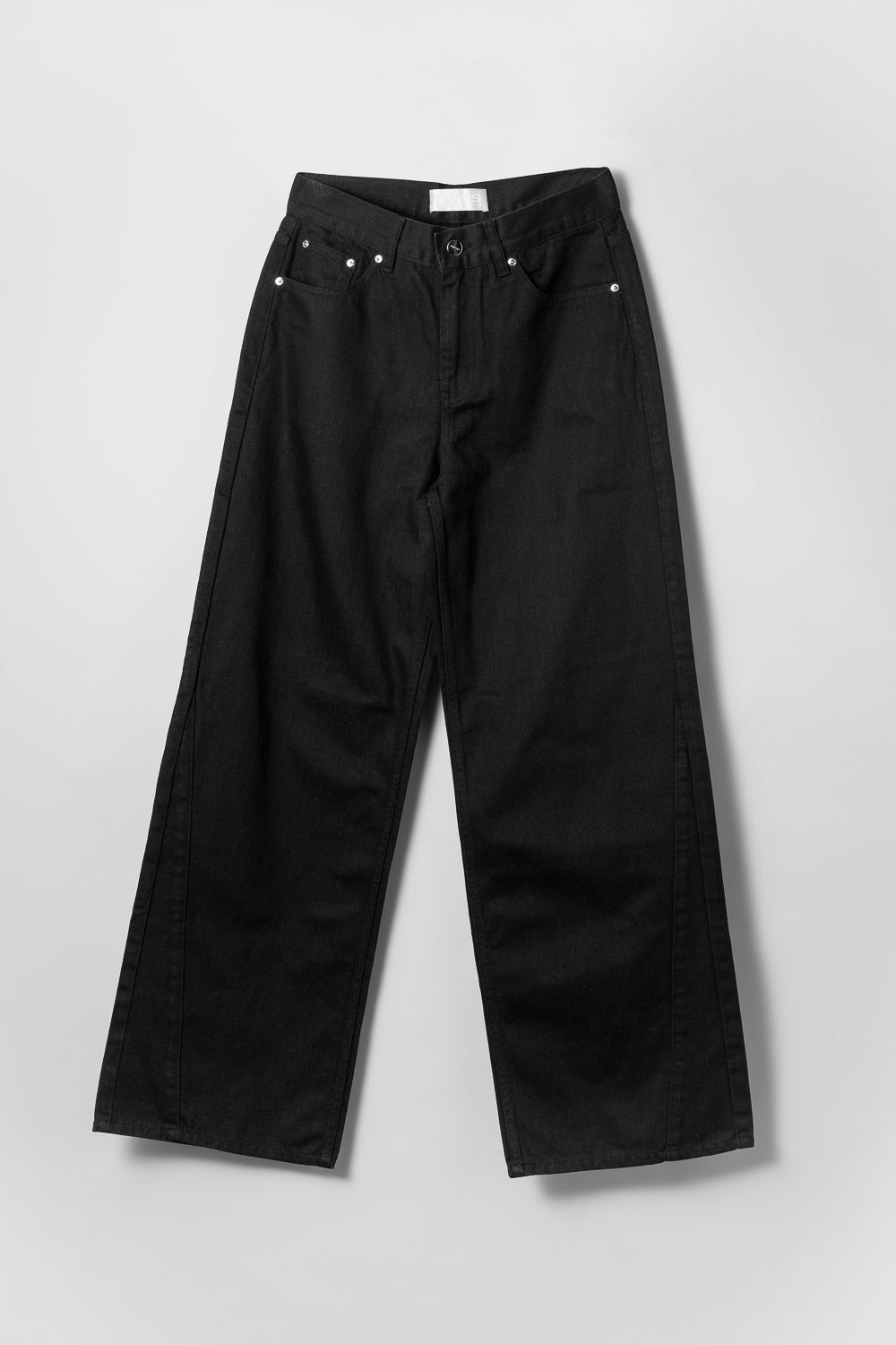 Relaxed Wide Leg Jeans Jet Black Fall Winter Spring Summer Relaxed Wide Leg Jeans Jet Black Fall Winter Spring Summer