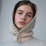 Flowing Beanie Oatmeal Melange