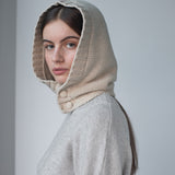 Flowing Beanie Oatmeal Melange