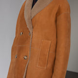 Iris 7 Lamb Shearling Jacket Whiskey