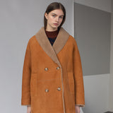 Iris 7 Lamb Shearling Jacket Whiskey
