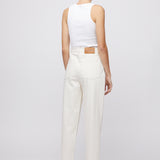 Barrel Leg Jeans Ecru