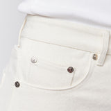 Barrel Leg Jeans Ecru