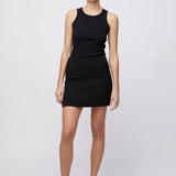 Mayday Mini Skirt Jet Black