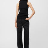 Spark Turtleneck Top Cream