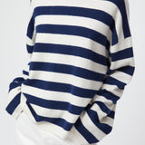 Toulon Sweater Arctic Navy Stripe