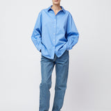 Poplin Workwear Shirt Cornflower Blue