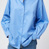 Poplin Workwear Shirt Cornflower Blue