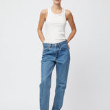 Riviera Ribbed Tank Salt