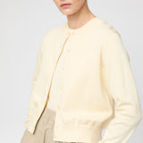 Cotton Cashmere Cardigan Panna Cotta