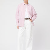 Relaxed Wide Leg Jeans Off White