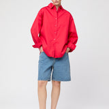 Poplin Workwear Shirt Vivid Red