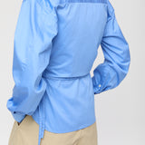 Wrap Shirt Cornflower Blue