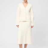 Milano V-Neck Cardigan Vivid Red