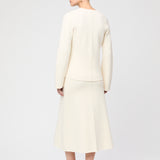 Milano V-Neck Cardigan Vivid Red