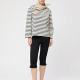 Stretch Capri Pants Jet Black