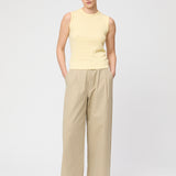 Pointelle Classic Cardigan Gray Melange