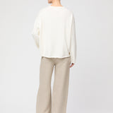 Toulon Cotton Cashmere Sweater Jet Black