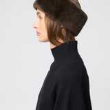 Oslo Shearling Headband Chocolate