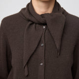 Memoir Cashmere Mini Scarf Chocolate