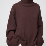 Cape Cod Turtleneck Chocolate Brown
