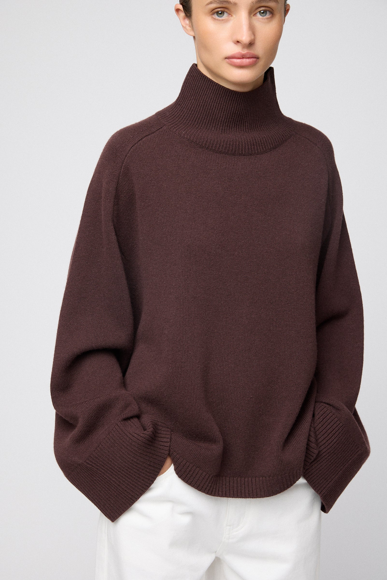 Cape Cod Turtleneck Chocolate Brown