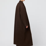Doublé Wool Lounge Coat Molé Brown