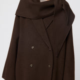 Doublé Wool Lounge Coat Molé Brown